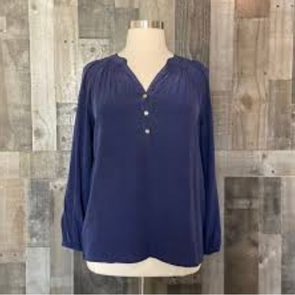 Lilly Pulitzer medium Ella silk blouse